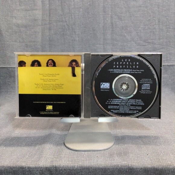Rare! Led Zeppelin-Profiled(1990 Atlantic PRCD 3629-2 Promotional Interview CD) - Picture 3 of 3